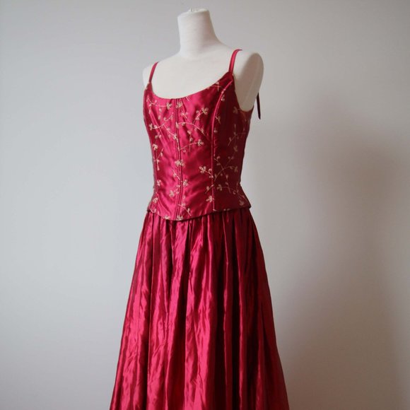 90's Gunne Sax Ball Gown - Picture 1 of 9